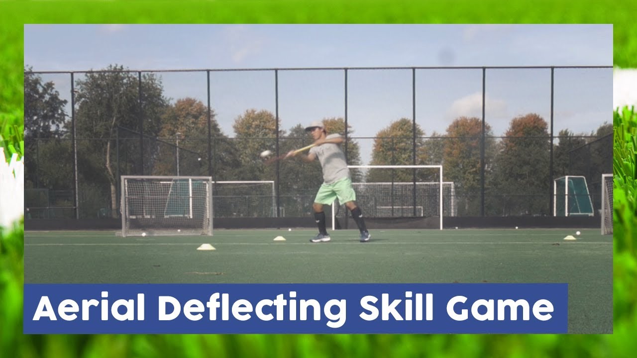 Aerial Deflection skill Game - HHTV Skill Game | Hockey Heroes TV - YouTube