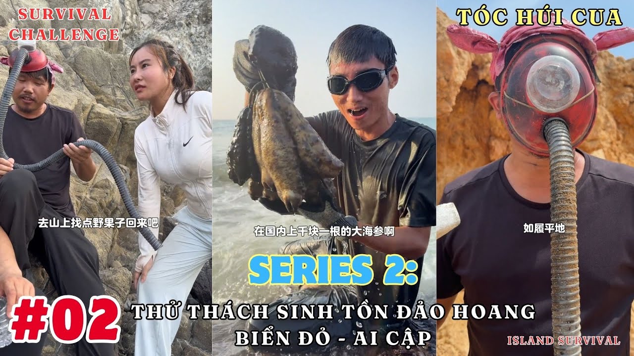 SERIES 2 - PHẦN 2: Tóc Húi Cua Sinh Tồn Trên Đảo Hoang Ở Biển Đỏ Ai Cập | Survival Challenge