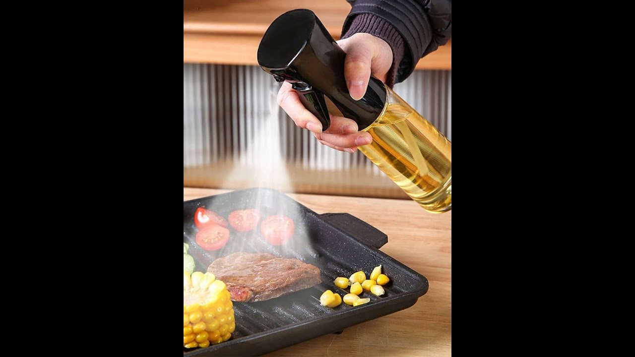 High-Pressure 300ml Air Oil Spray Bottle | Perfect for Cooking & Camping!
