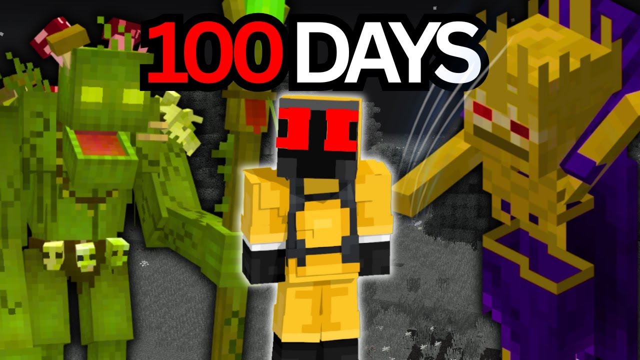I spent 100 DAYS in Realistic Minecraft (Sevtech: Ages)