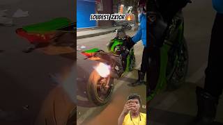 Kawasaki ZX10R Exhaust Sound 🔥😱 | Loudest Bike? #shorts #zx10r