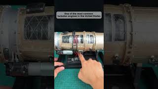 Airplane engine model kit #turbofan #enginemodel #modelkit #usa #miniengine