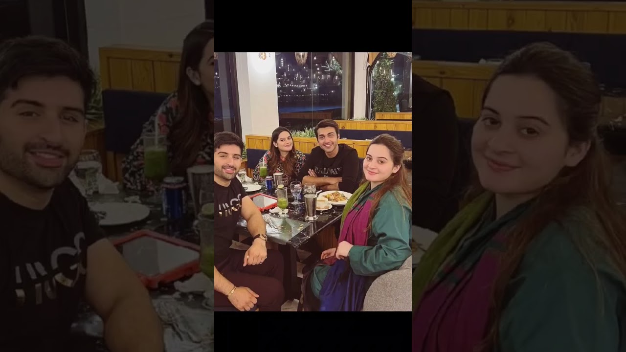 aiman Khan and muneeb butt with ahsan Khan and minal Khan | rabeeca Khan met with aiman 