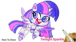 Twilight Sparkle - My Little Pony / How to draw Twilight sparkle From My Little Pony - Pony Life