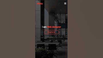 Sticky navbar on scroll html css js #htmlcss #shorts