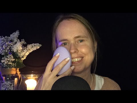 ASMR ~ RELAXMOMENTJE MET DE FOREO LUNA 3 ELEKTRISCHE GEZICHTSREINIGER! | ASMR Nederlands