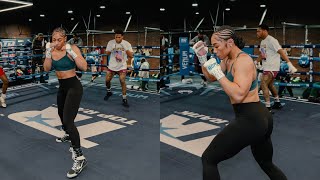 ALYCIA BAUMGARDNER & DEVIN HANEY IN THE GYM TOGETHER 🥊 COULD THE UNDISPUTED CHAMPS JOIN FORCES? 👀