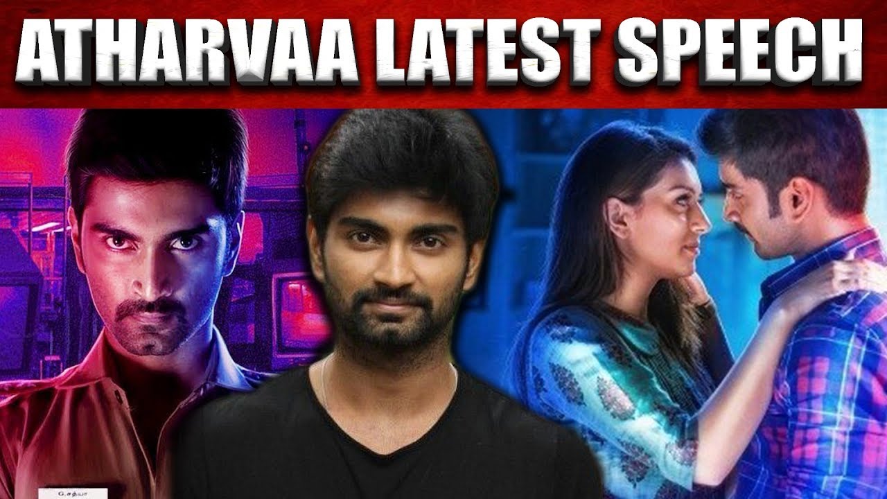 Atharvaa Latest Speech | "போலீஸ்தான் நமக்கு கடவுள்" |  Sam Anton | Hansika | 100 Film