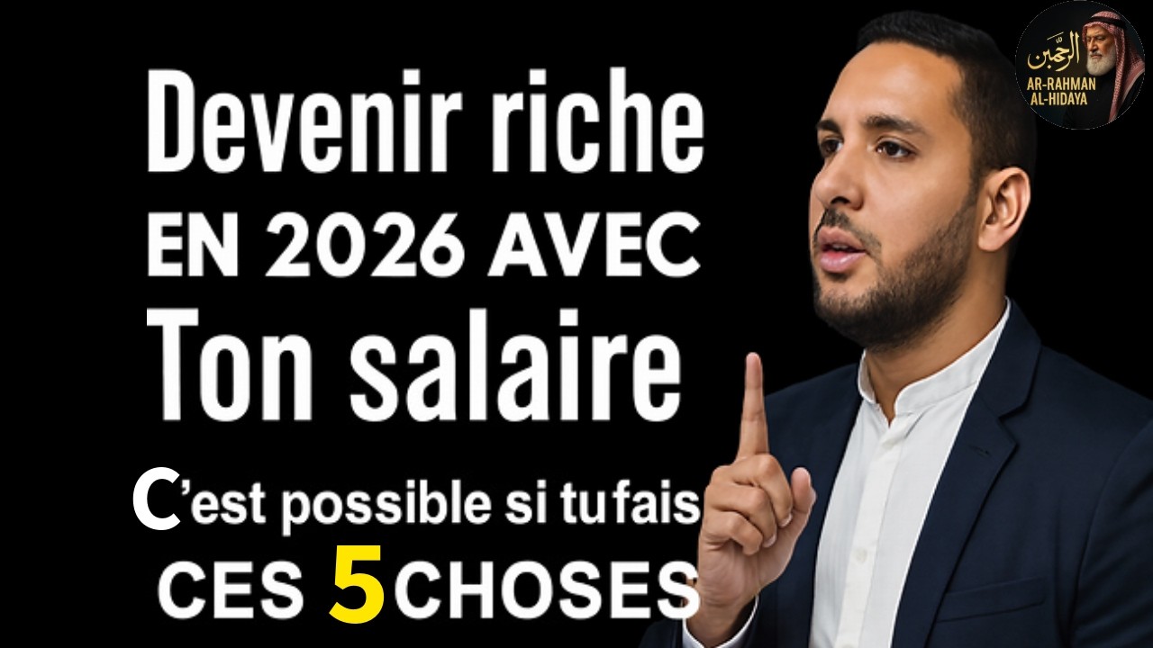 👉 Avec ton salaire tu peux devenir riche en 2026 : Voici 5 étapes selon le prophète