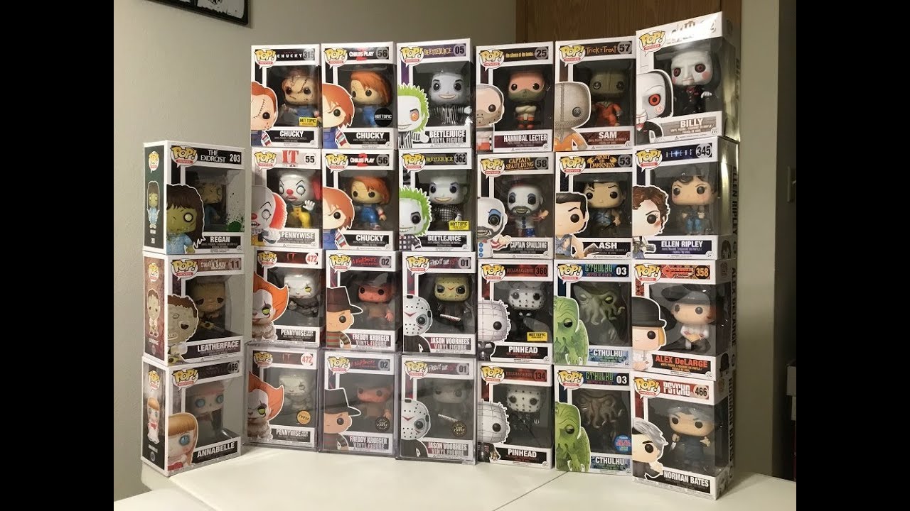 Funko POP! Personal Collection Horror Movies YouTube
