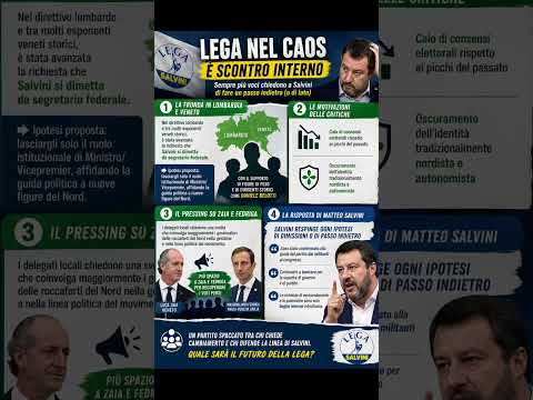 Video SALVINI: rischio leadership