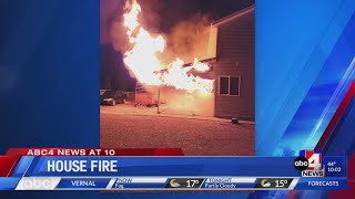 House Fire in New Harmony in Southern Utah