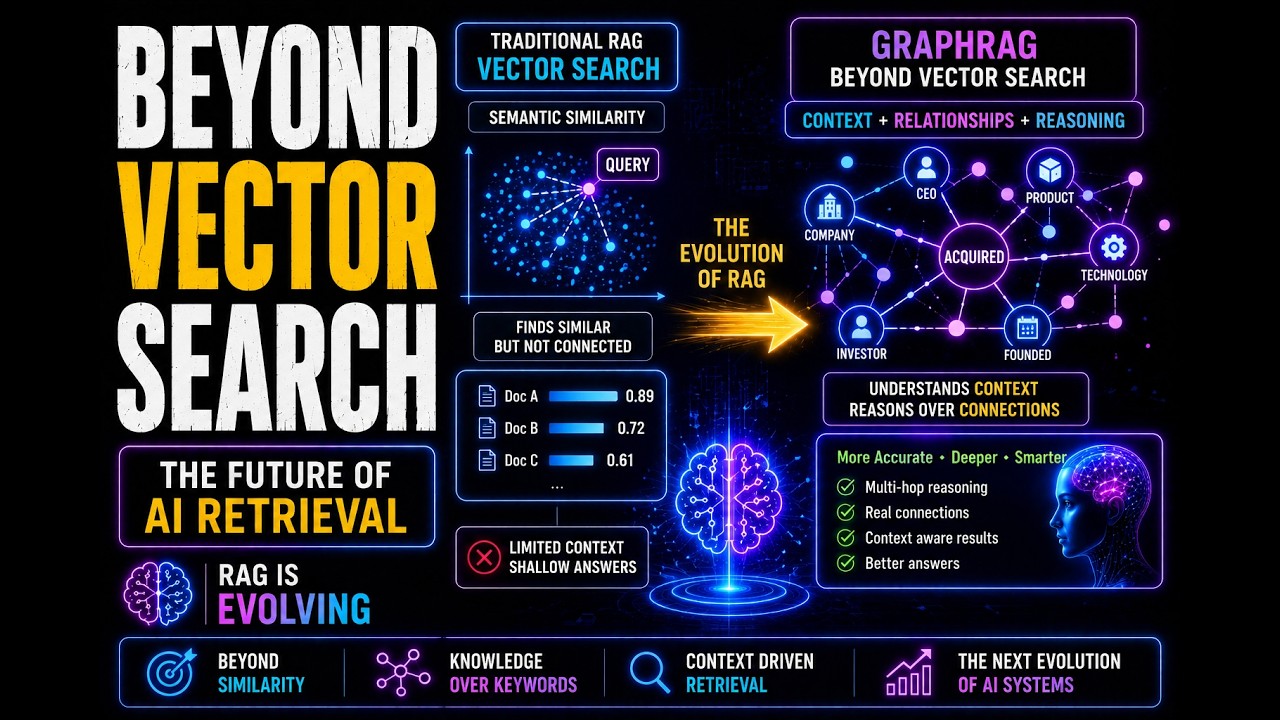 How GraphRAG Goes Beyond Vector Search - YouTube