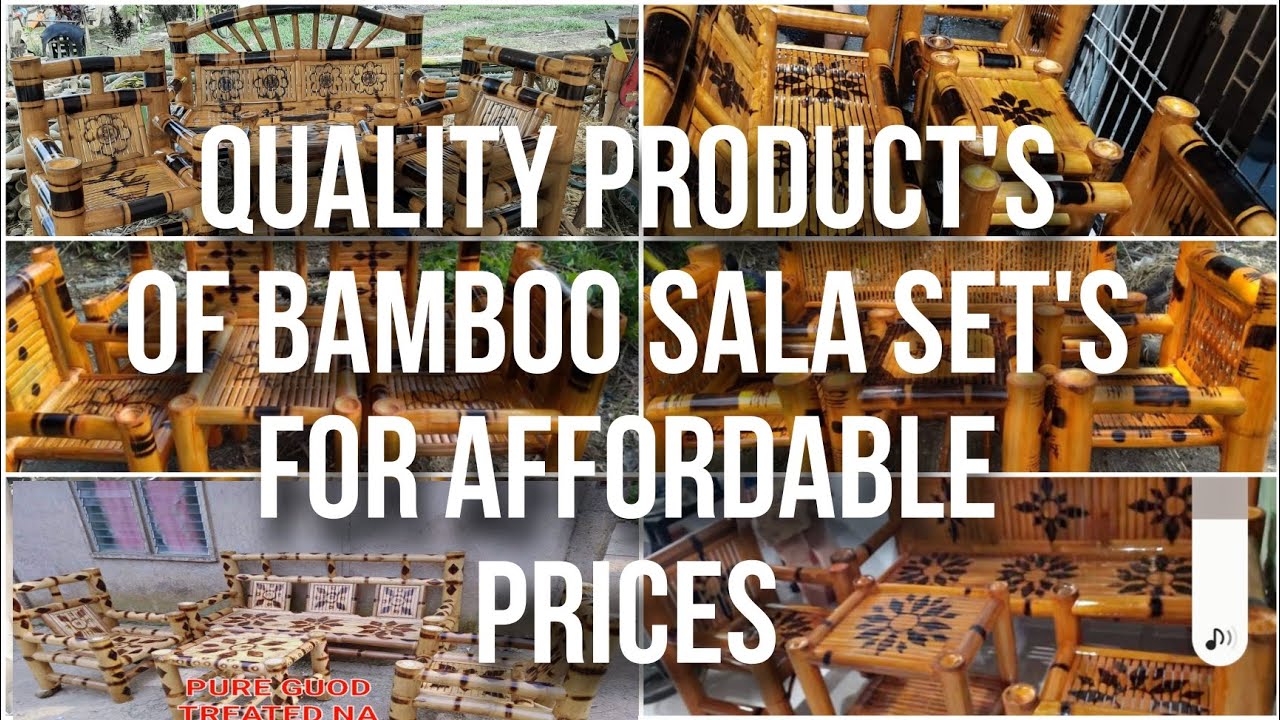 QUALITY PRODUCTS OF BAMBOO SALA SET'S FOR AFFORDABLE PRICES 👌/SALA SET