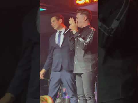 النجم محمود الليثي والنجم احمد العتموني ياللي مبتبقوش علينا لقاء العمالقه 