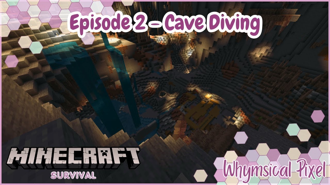 Cave Diving - Minecraft Survival Mode - Episode 2 - YouTube