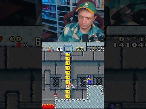 ПОТНЫЙ УРОВЕНЬ В SUPER MARIO WORLD (SNES) #Short