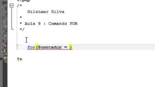 FOR PHP - Gilsimar Silva
