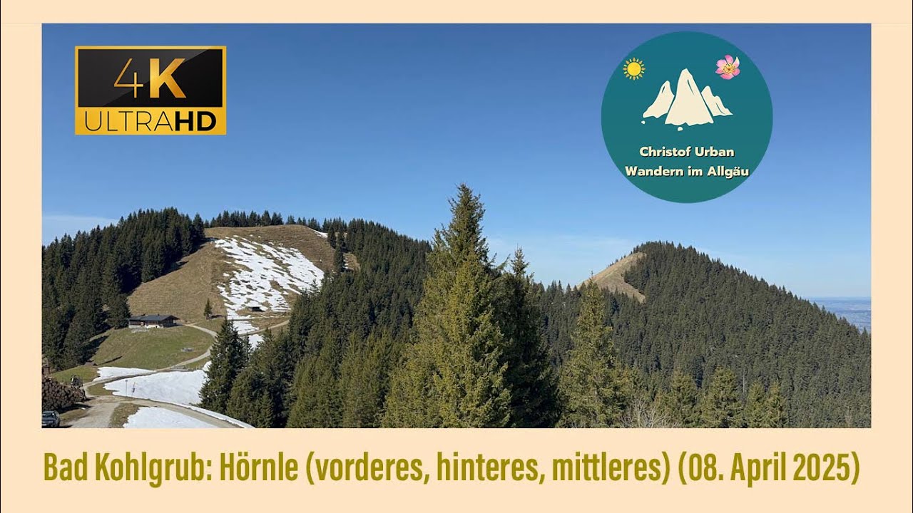 Bad Kohlgrub: Hörnle (vorderes, hinteres, mittleres) (08. April 2025)