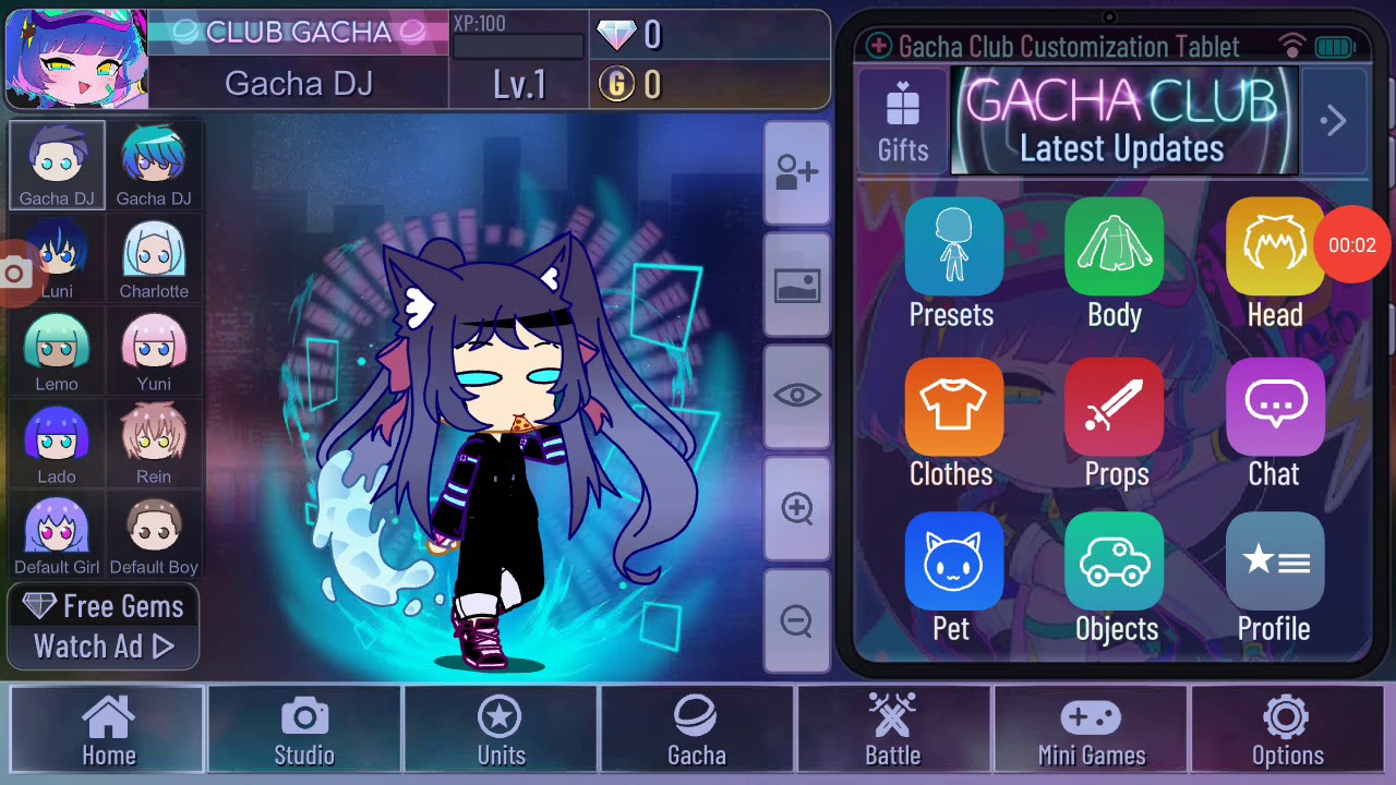 My new oc in gacha club ueu - YouTube.