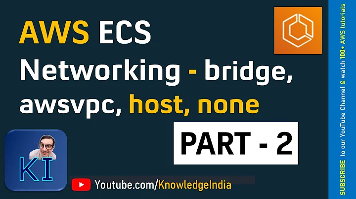 AWS ECS Part-2 | Explaining ECS Networking Modes | bridge, awsvpc, host, none