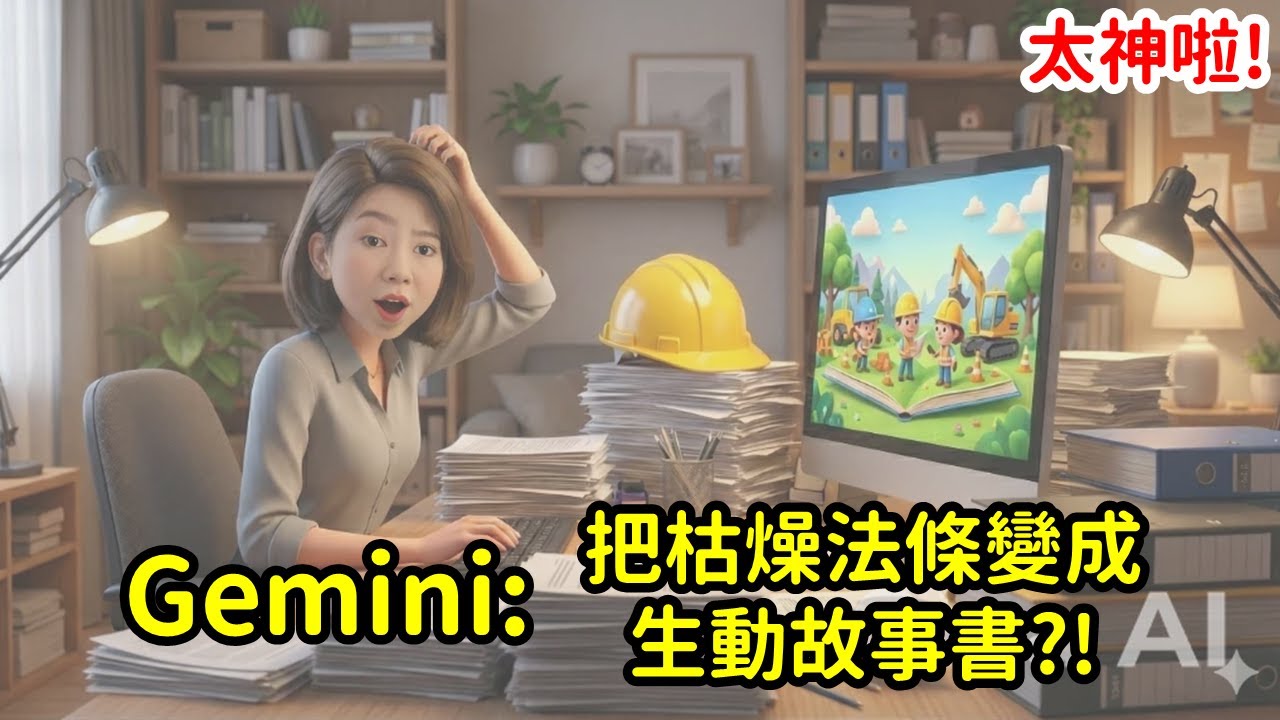 【原來法規可以這樣看！Gemini 一鍵把職安法變故事書📘】 縮圖