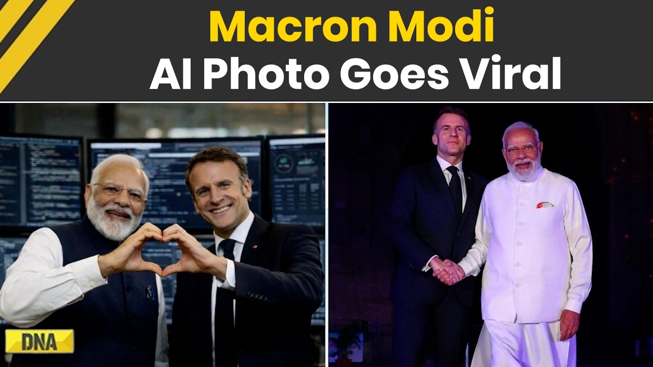 AI Summit 2026: Emmanuel Macron’s Big AI Reveal | Macron & PM Modi's Tech Moment Goes Viral