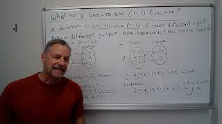 What is a one-to-one (1-1) function?