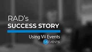 RAD Success Story Using Vii Events | 3D Virtual Events | Partner Event & Sales Kickoff