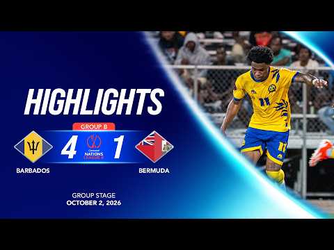 Barbados vs Bermuda | 26/27 Concacaf Nations League Group Stage
