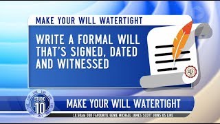 How To Make Your Will Watertight | Studio 10
