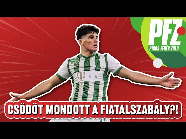 A Fradinál nincsenek, a Puskásnál nem játszanak fiatalok? | Piros Fehér Zöld | S03E45 | Unibet class=