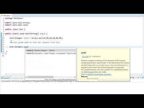 Java 8 code to find the max element from list | Using stream API