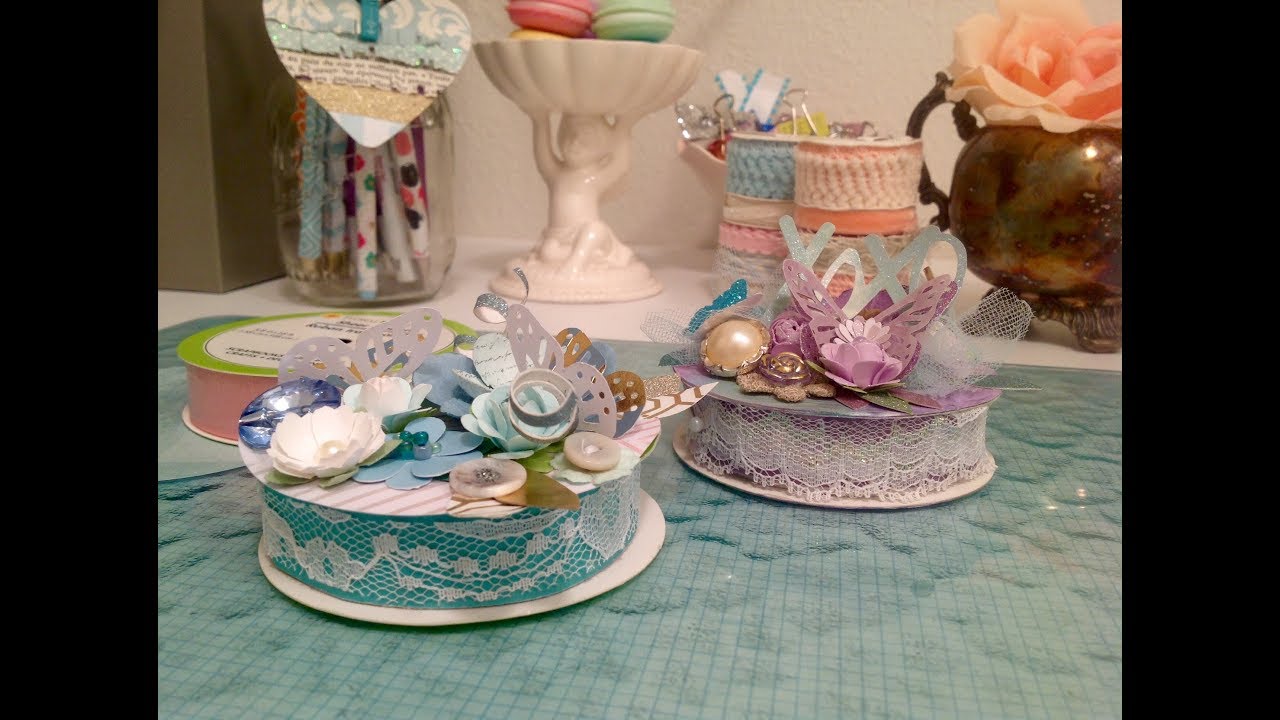 Altered Dollar Tree Ribbon Spool