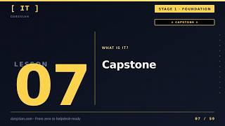 IT Basics Lesson 07: ★ Stage 1 Capstone — IT Foundations | Dargslan IT Basics Series