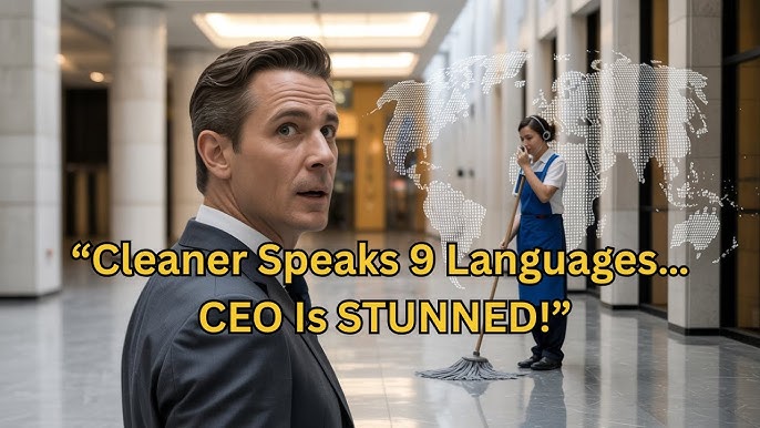 CEO Overhears Cleaner Speaking 9 Languages — Promotes Her On the Spot! -  YouTube