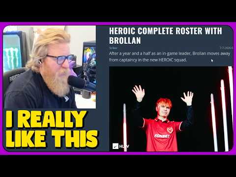fl0m Reacts to HEROIC Complete New Roster with Brollan