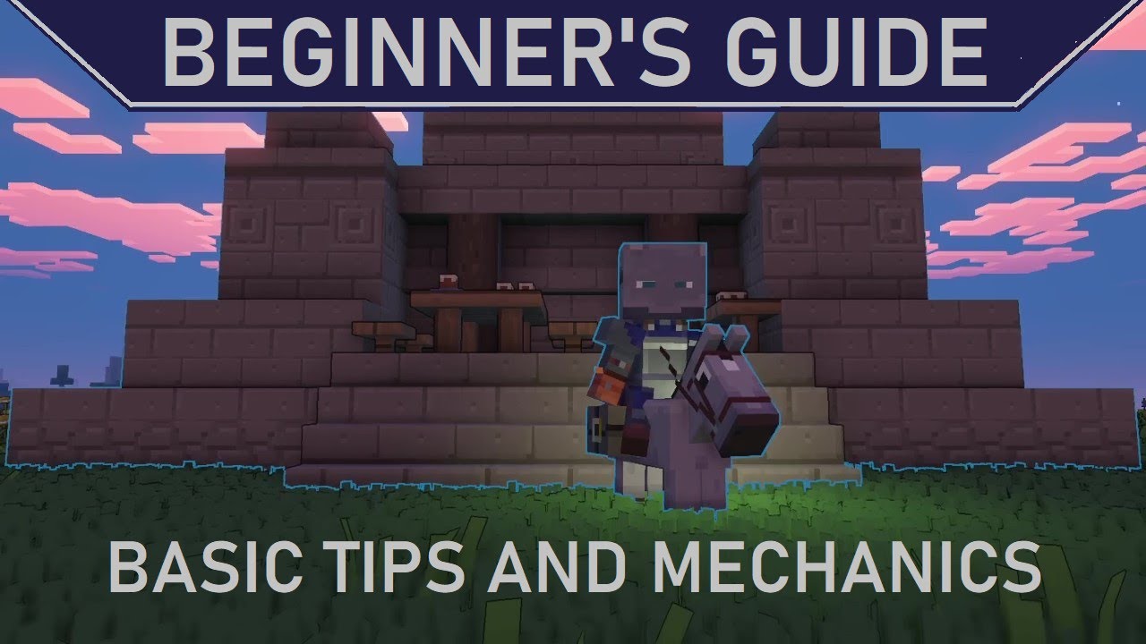 8 TIPS IN 5 MINUTES - Minecraft Legends Beginner's Guide