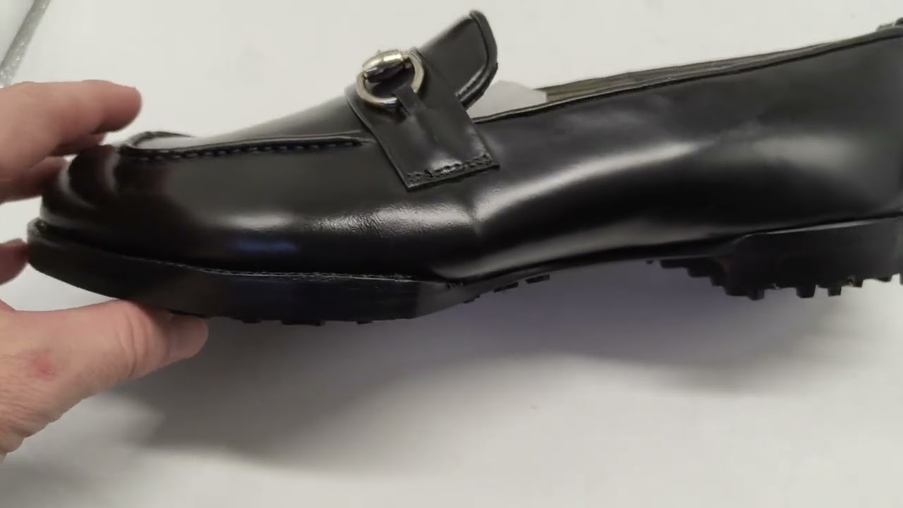 The Gucci Horsebit with a full rubber sole.