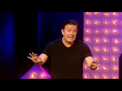 Video: Ricky Gervais netto waarde: Wiki, Getroud, Familie, Trou, Salaris, Broers en susters