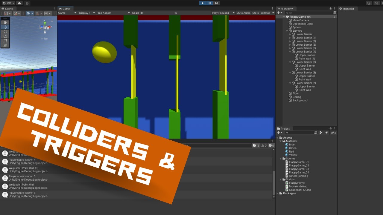 One Game a Month: Unity Tutorial - Oct 2023 - Session 2 - YouTube