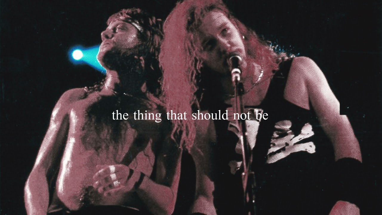 metallica- the thing that should not be (slowed+reverb)