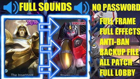 Aldous Starlight Into Transformers Skin Script Full Sound/Voice No Password With Backup File