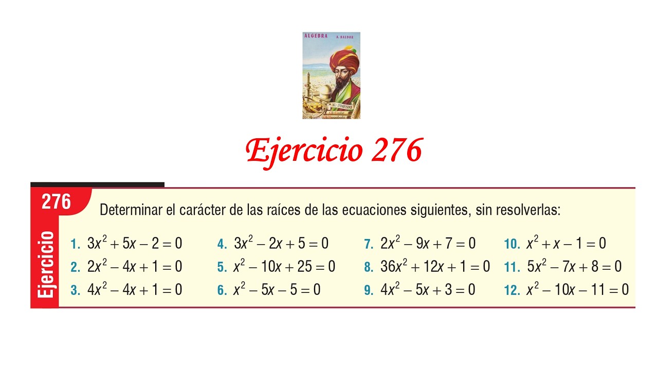 Algebra de Baldor: Ejercicio 276 - Completo