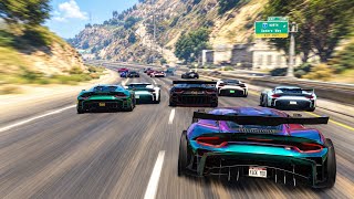 500MPH  Insane Race With Fast Cars - GTA 5