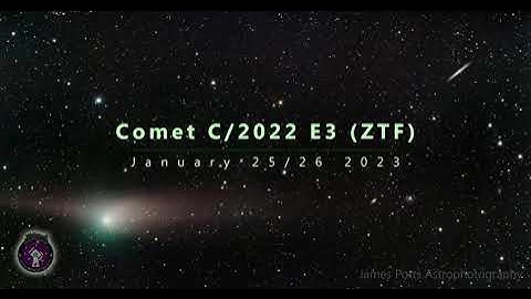 Comet C/2022 E3 (ZTF) Jan25/26 Timelapse