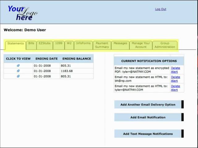 Doculivery Statements / Bills with Click-To-Pay Demo - YouTube