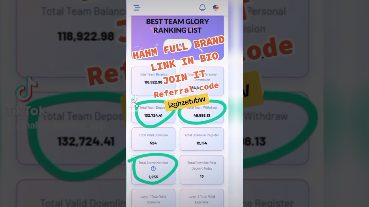 ## HAHM Investment Earning App best video