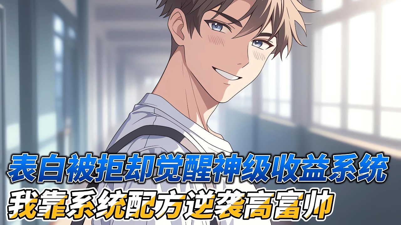 表白被拒卻覺醒神級收益系統，我靠系統配方逆襲高富帥 #原創動畫 #動漫 #小说
