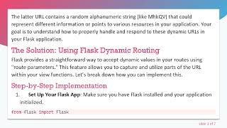 How to Load a Flask Route Dynamically Based on the URL